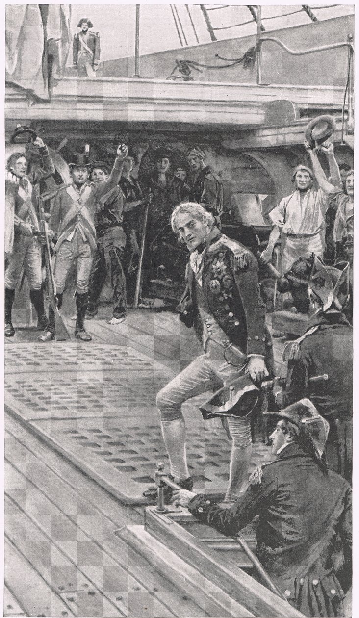 Nelson Coming on Deck, illusztráció a 