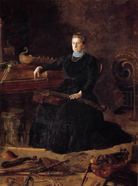 Sarah Sagehorn Frishmuth régi portréja alkotó: Thomas Eakins