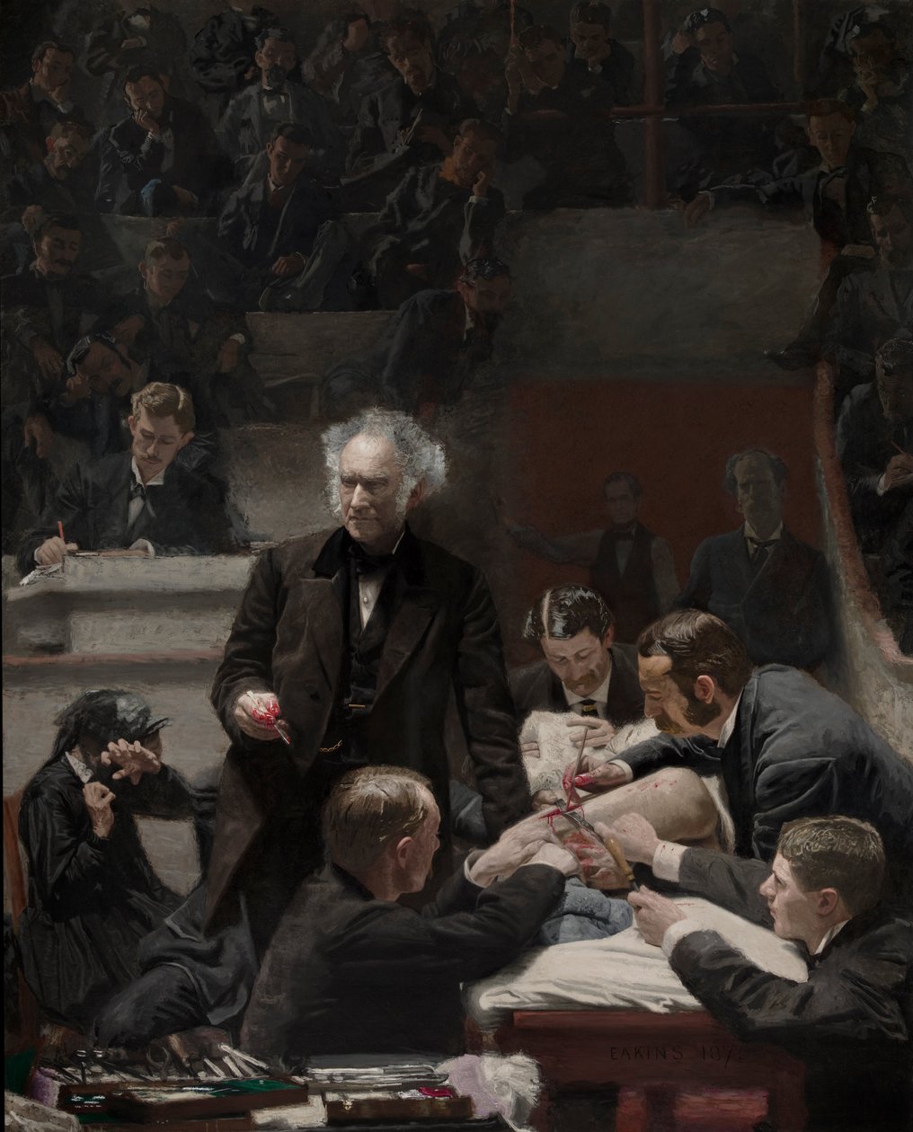 Dr. Samuel D. Gross portréja (The Gross Clinic) alkotó: Thomas Eakins