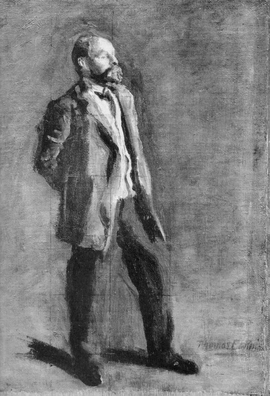 Vázlat John McLure Hamilton portréjához alkotó: Thomas Eakins