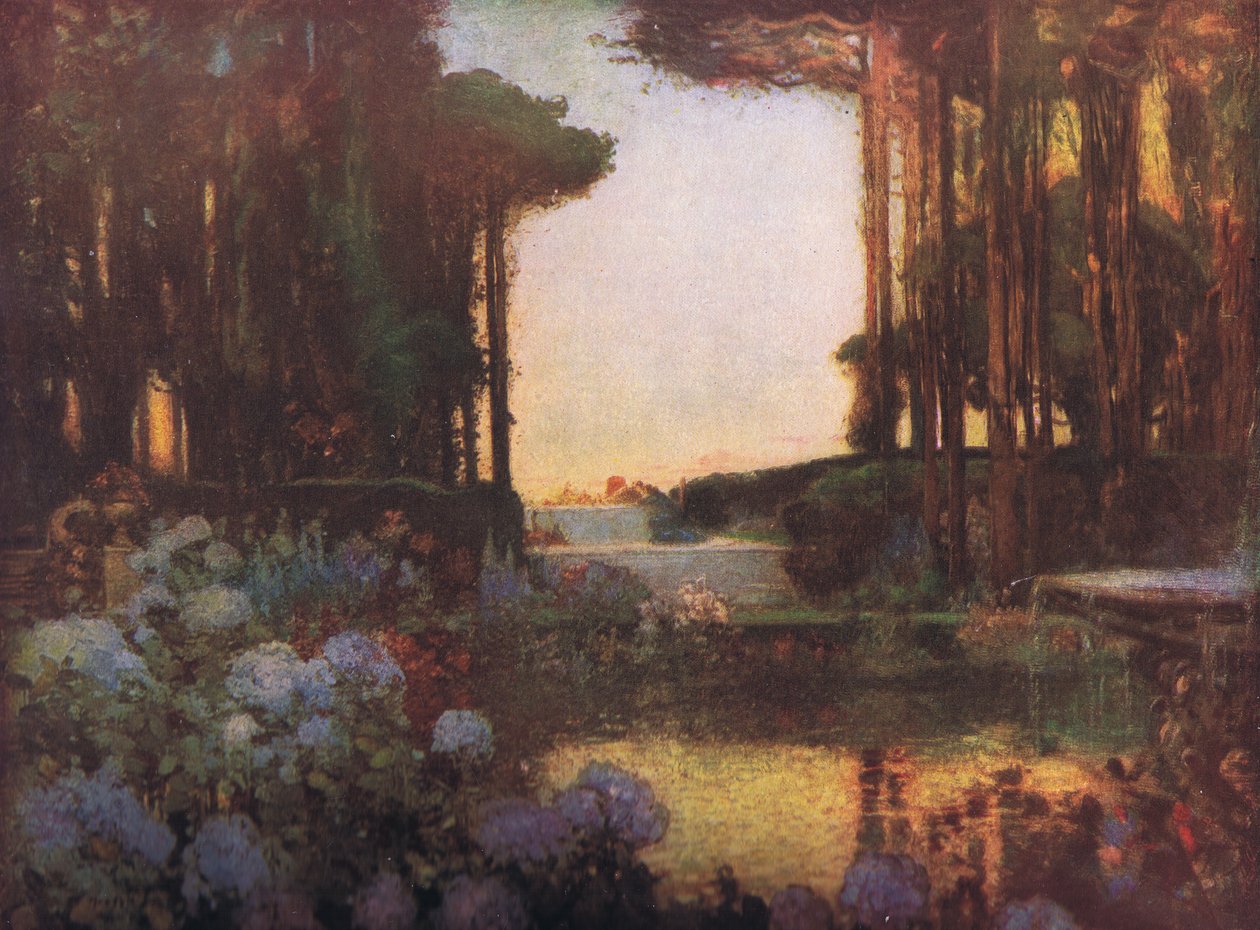 The Garden of Peace, Bibbys Annual, 1916-1917 alkotó: Thomas Edwin Mostyn
