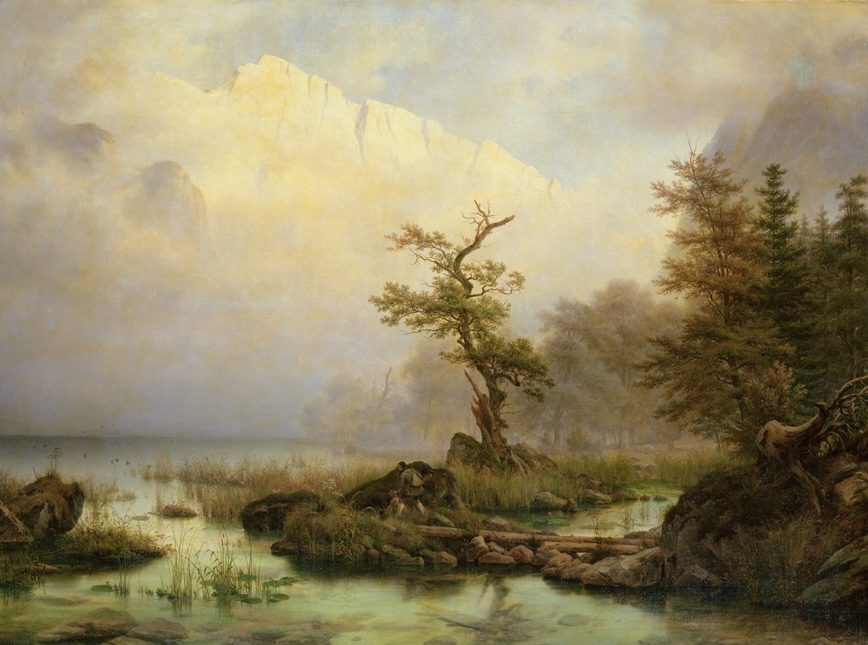 Egy őszi reggel Konigssee-ben, 1835 alkotó: Thomas Fearnley