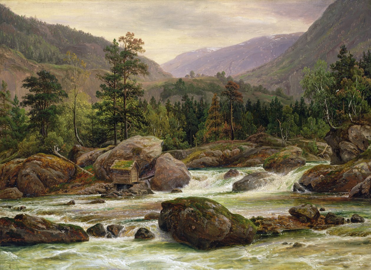 Norvég vízesés, 1840 alkotó: Thomas Fearnley
