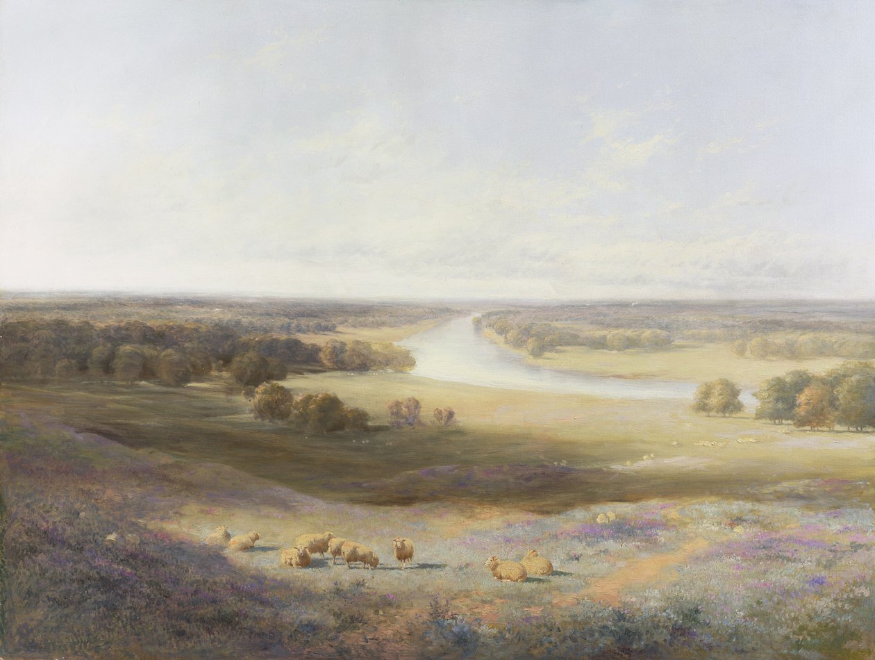Kilátás Richmondra alkotó: Thomas Francis Wainewright