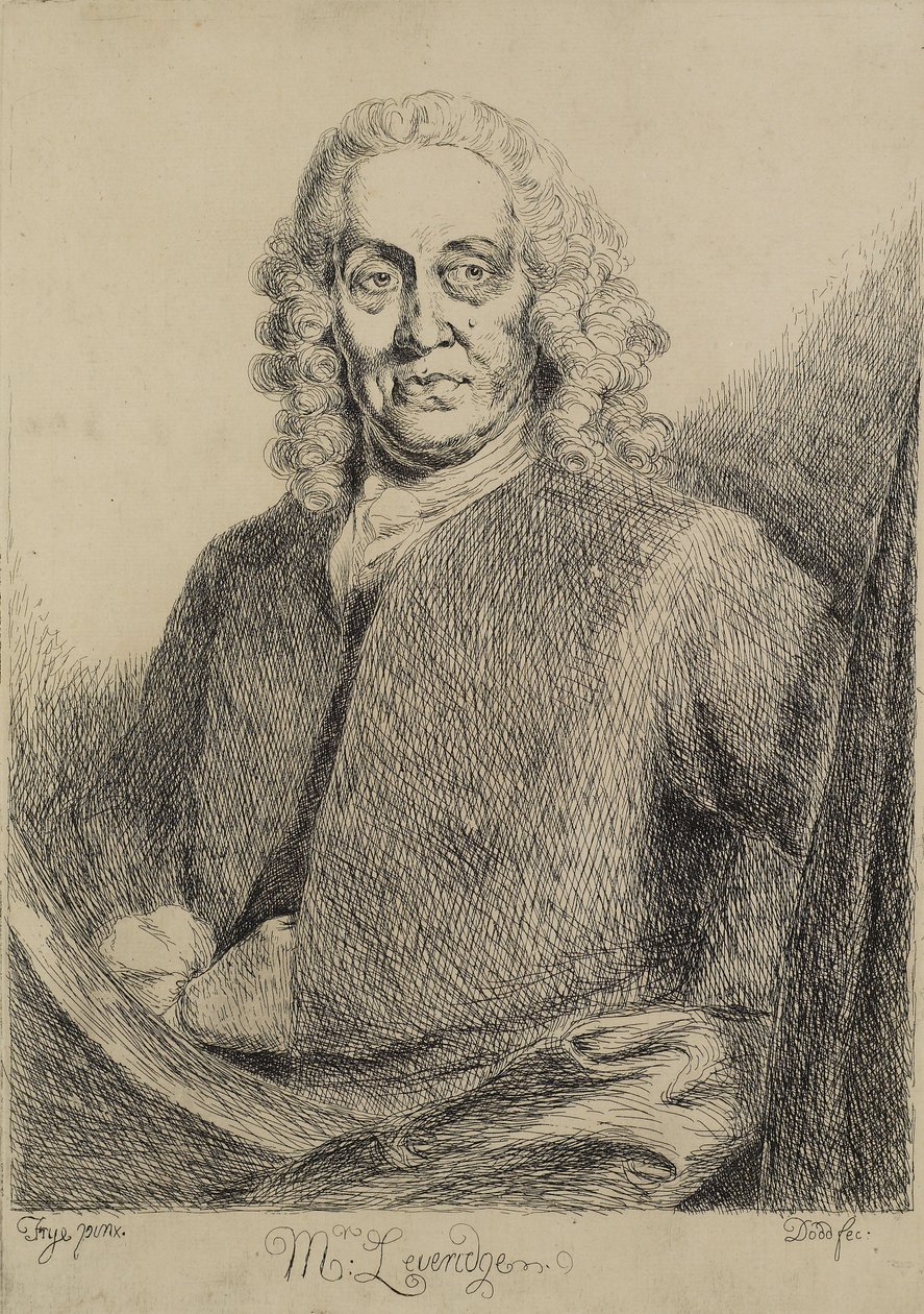 Mr. Leveridge, vésette: Daniel Dodd (fl.1761-80), 1770 körül alkotó: Thomas Frye
