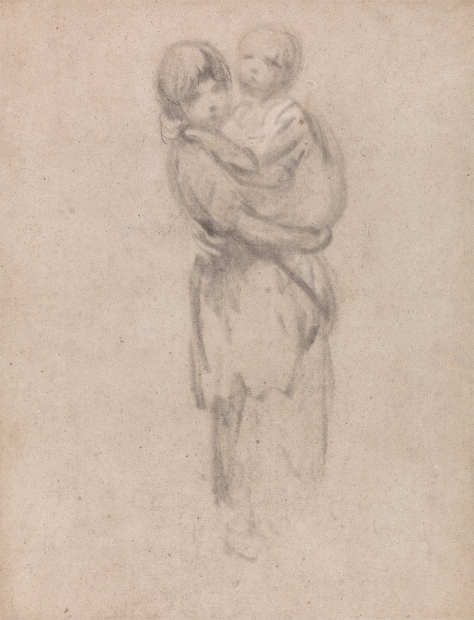 Egy fiatal lány, aki gyermeket tart alkotó: Thomas Gainsborough
