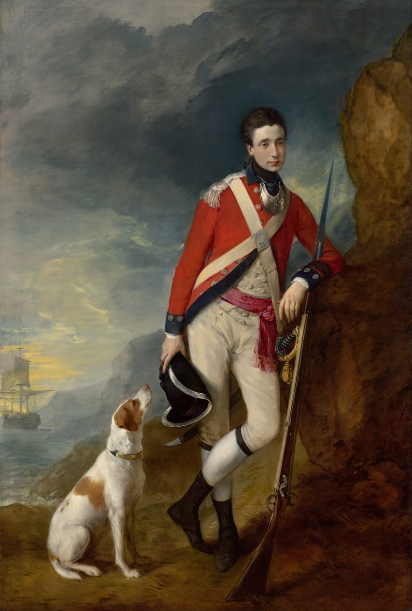 A 4. gyalogezred tisztje alkotó: Thomas Gainsborough