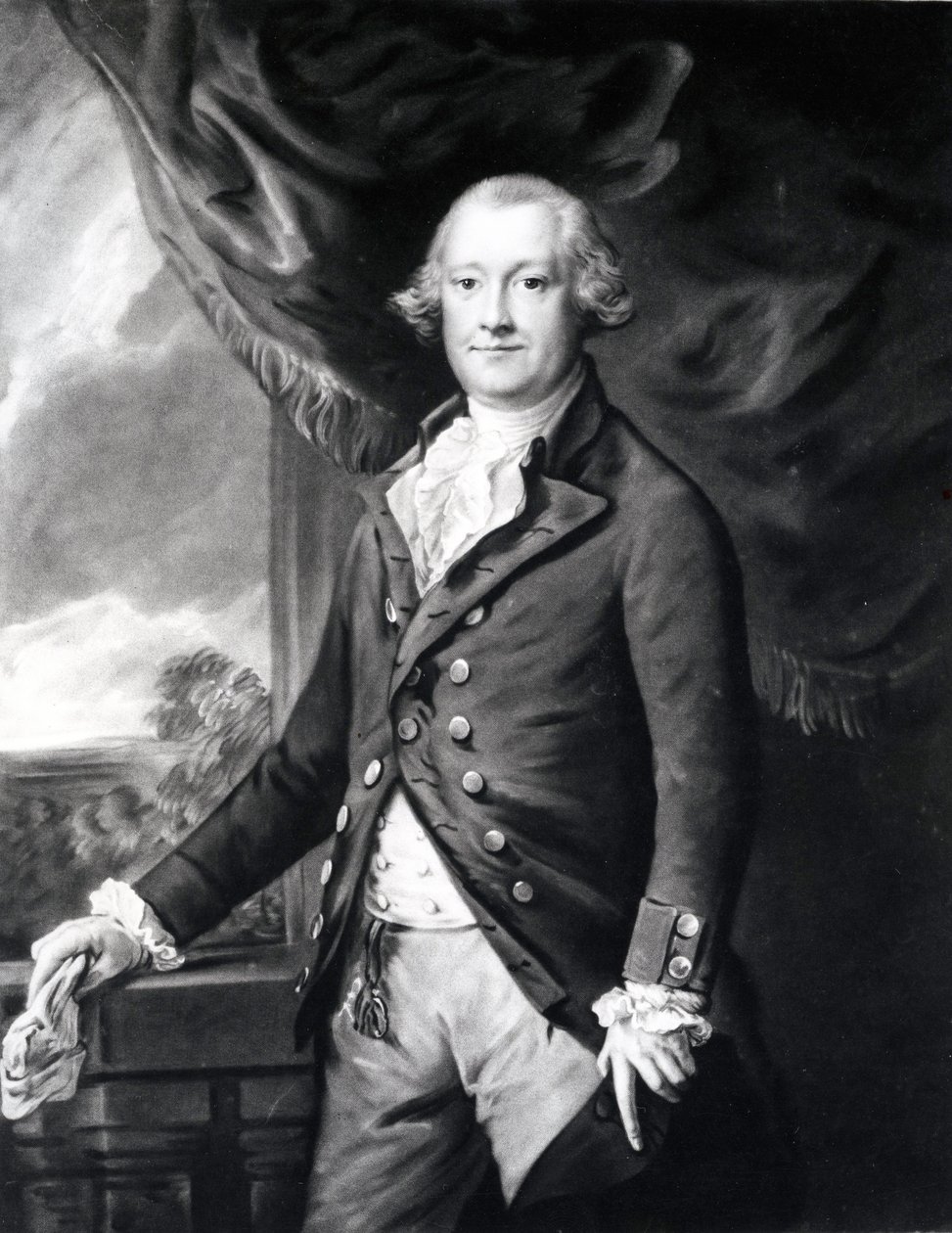 Edward Smith Stanley, Derby 12. grófja (1752-1834), 1785 (mezzotint) alkotó: Thomas Gainsborough