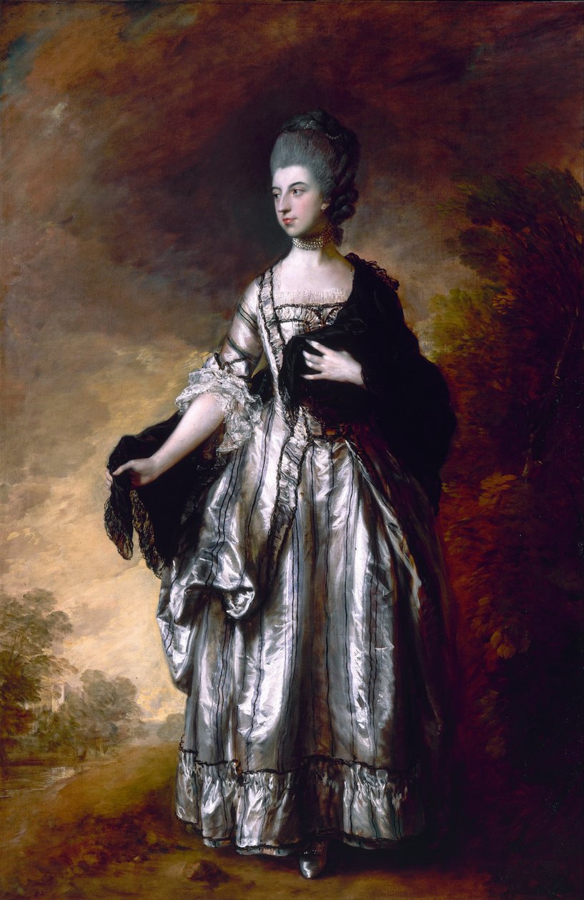 Isabella, Molyneux algrófnő, később Sefton grófnője alkotó: Thomas Gainsborough