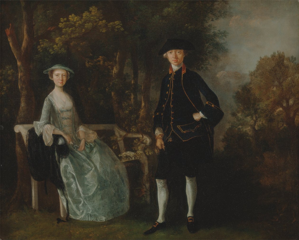 Lady Lloyd és fia, Richard Savage Lloyd, Hintlesham Hall, Suffolk alkotó: Thomas Gainsborough