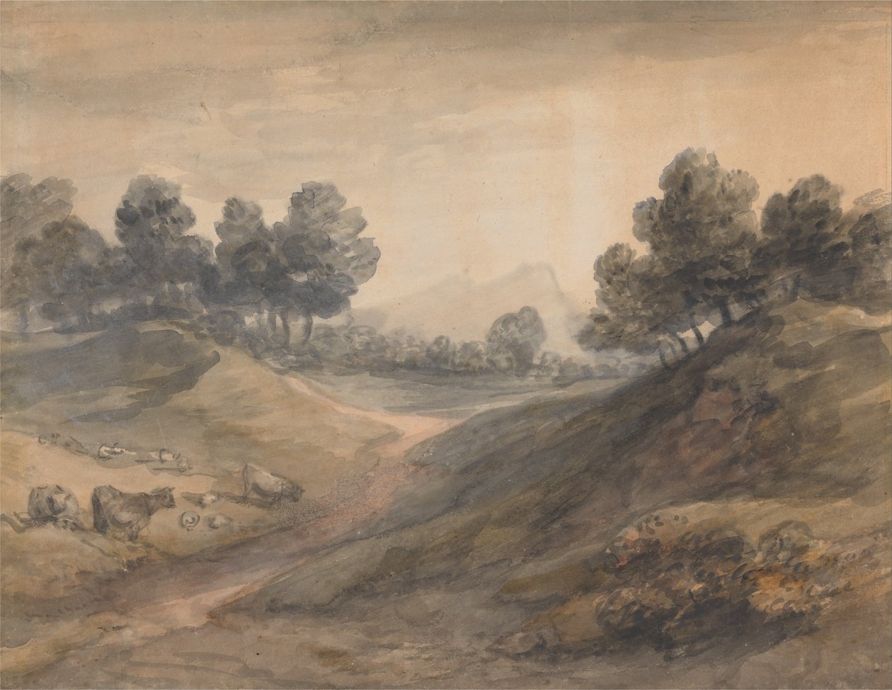 Tájkép és szarvasmarha alkotó: Thomas Gainsborough