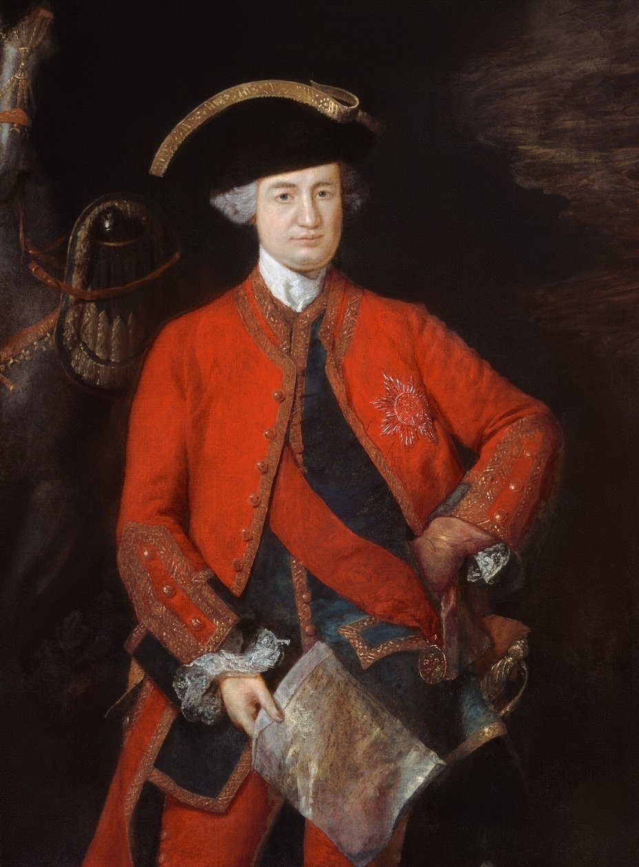 Lord Robert Clive (1725-74) tábornoktiszti egyenruhában, 1764 körül alkotó: Thomas Gainsborough