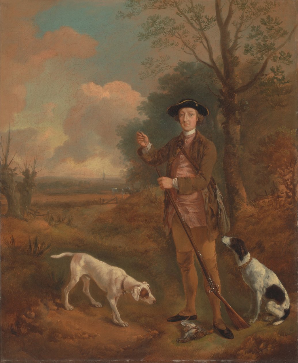 John Dade őrnagy, Tannington, Suffolk alkotó: Thomas Gainsborough