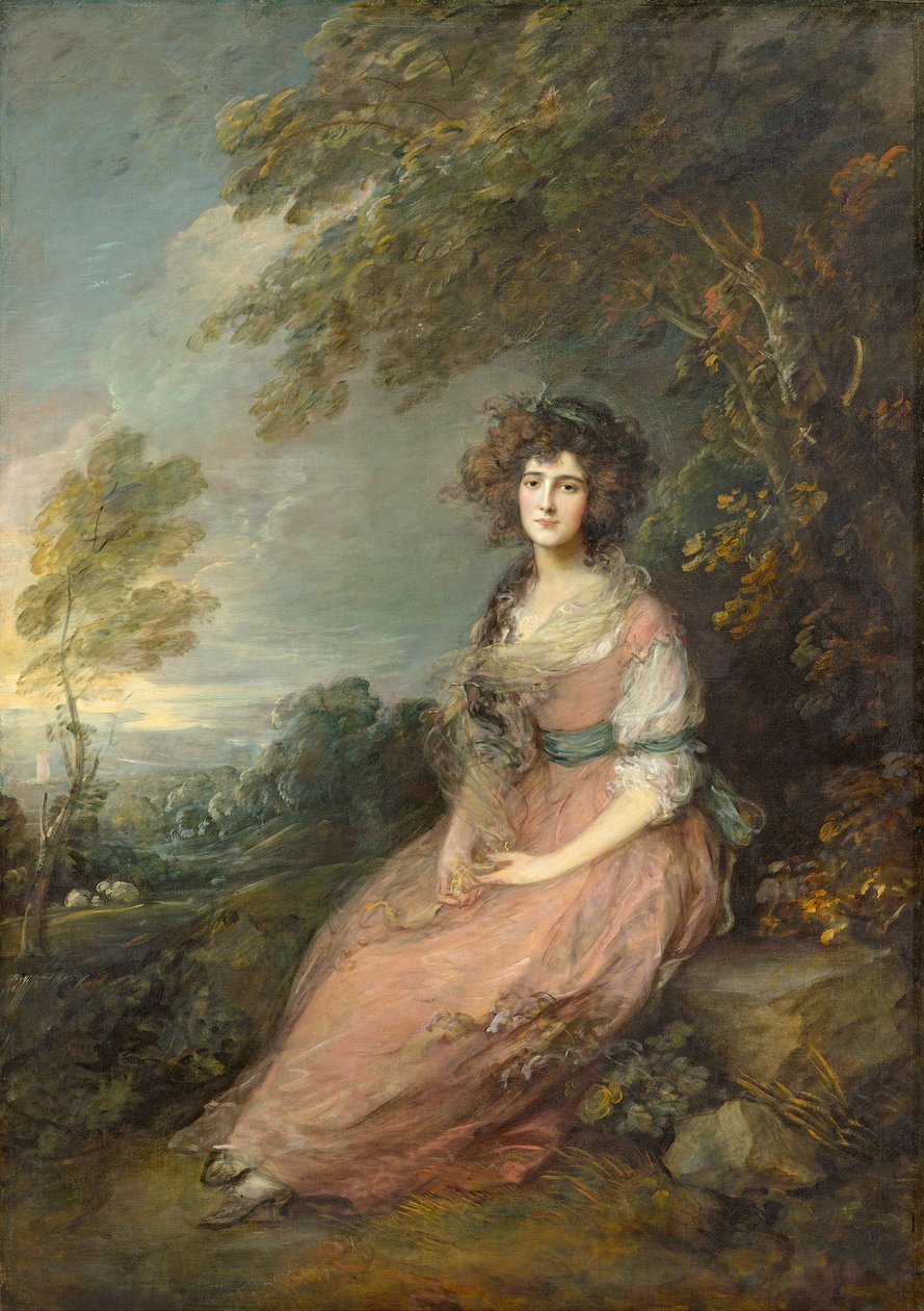 Mrs. Richard Brinsley Sheridan, 1785-87 alkotó: Thomas Gainsborough
