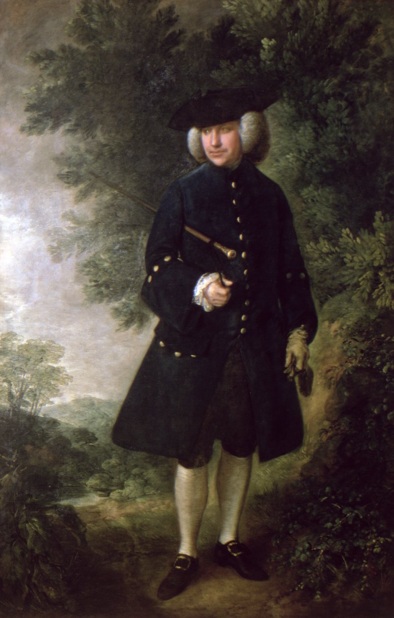 Dr. Rice Charleton (1710-89) portréja 1764 körül alkotó: Thomas Gainsborough