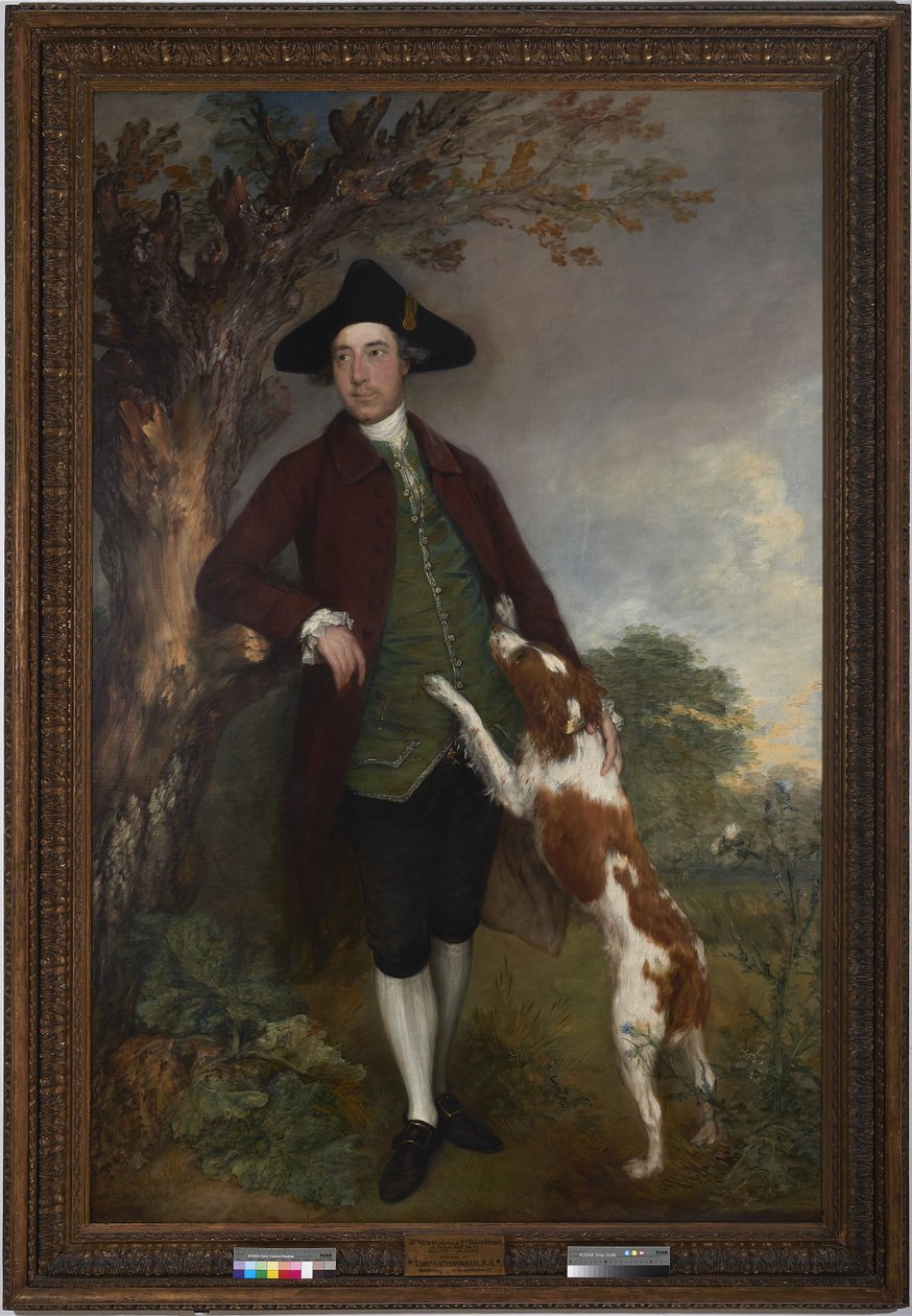 George Venables Vernon, 2. Lord Vernon portréja, 1767 alkotó: Thomas Gainsborough