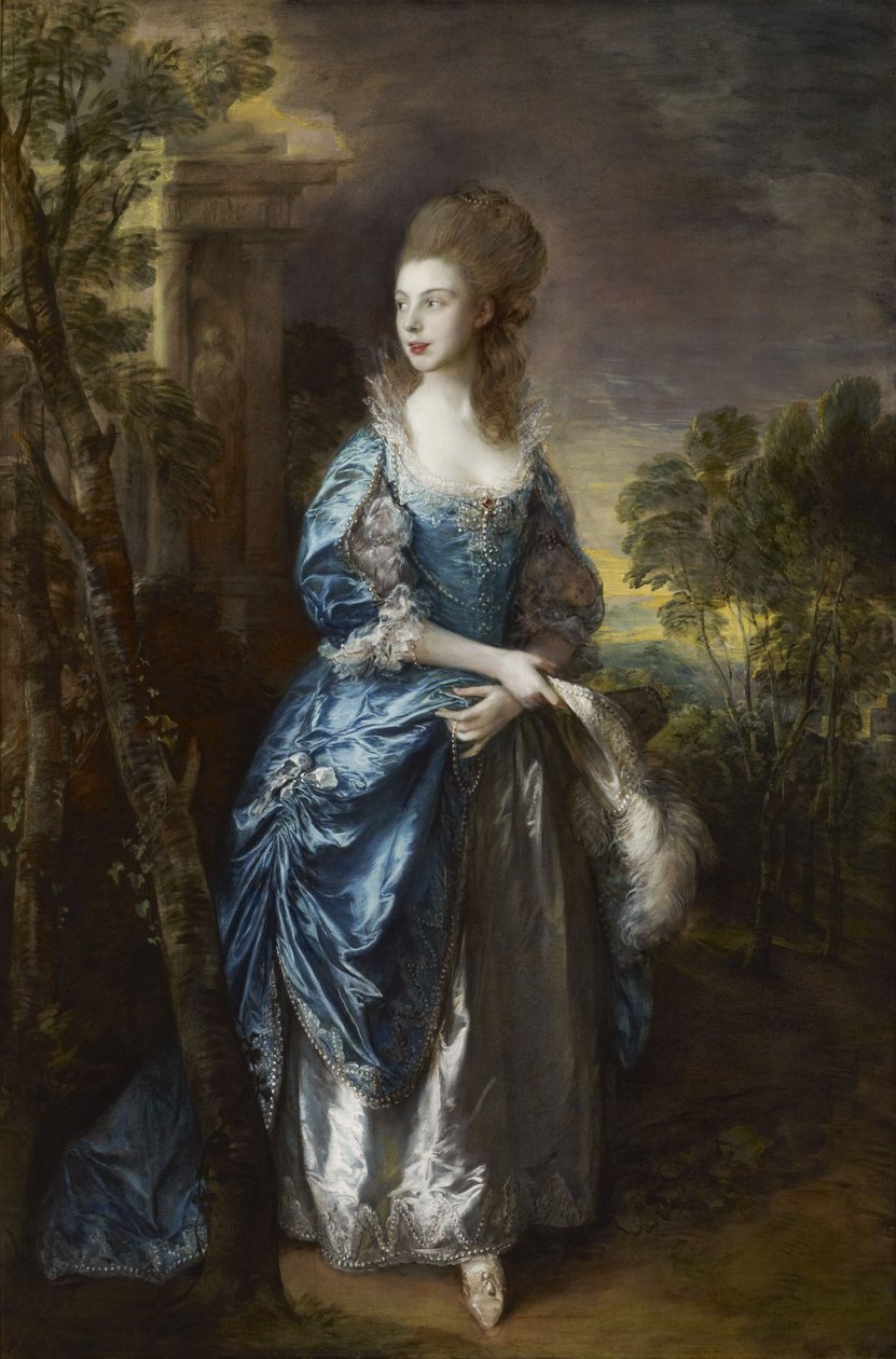Frances Duncombe arcképe alkotó: Thomas Gainsborough