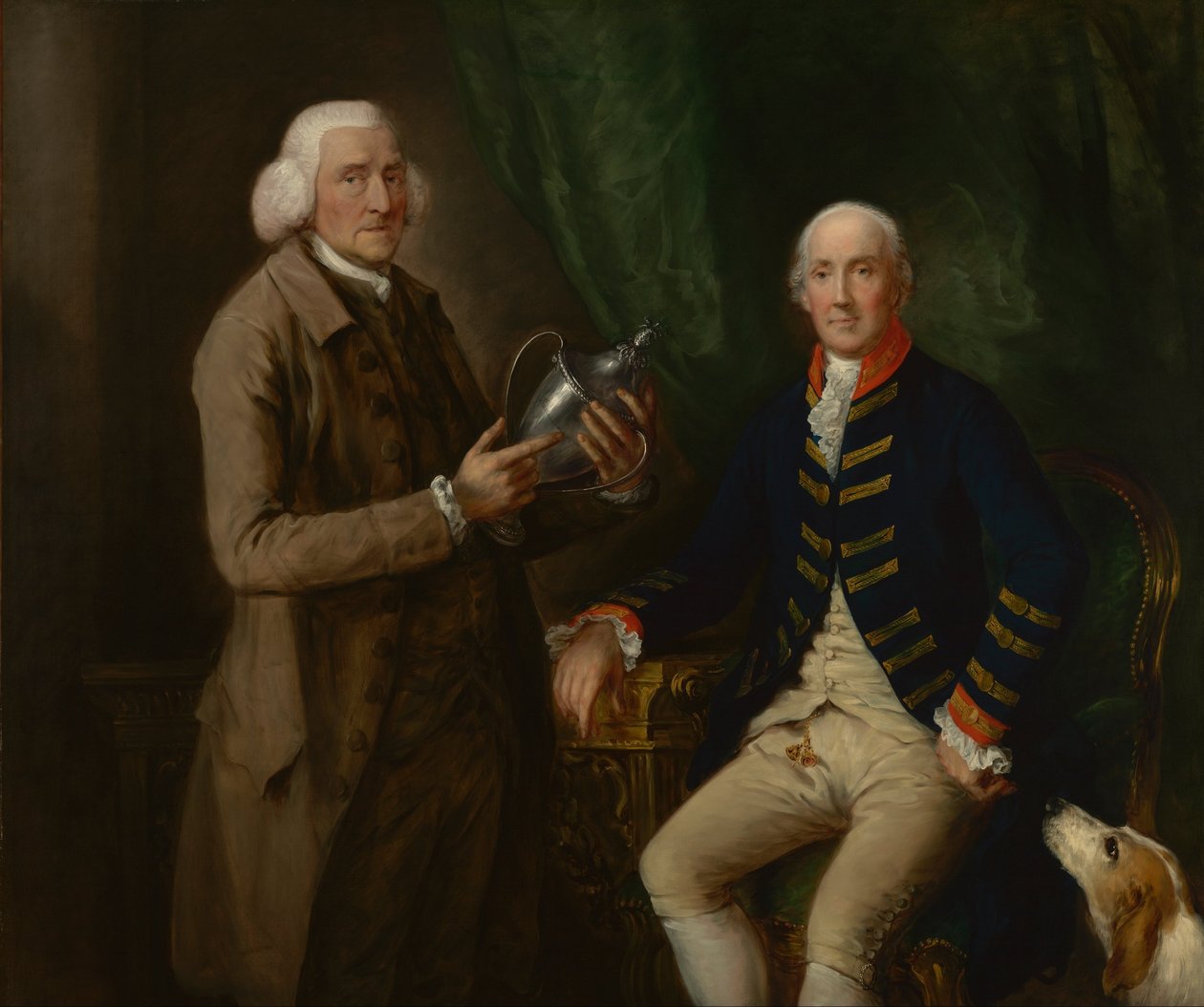William Anne Hollis, Essex 4. grófja portréja, aki kupát ad át Thomas Clutterbucknak, a Watfor ... alkotó: Thomas Gainsborough