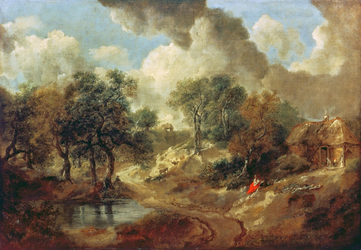 Suffolki táj, 1748 alkotó: Thomas Gainsborough