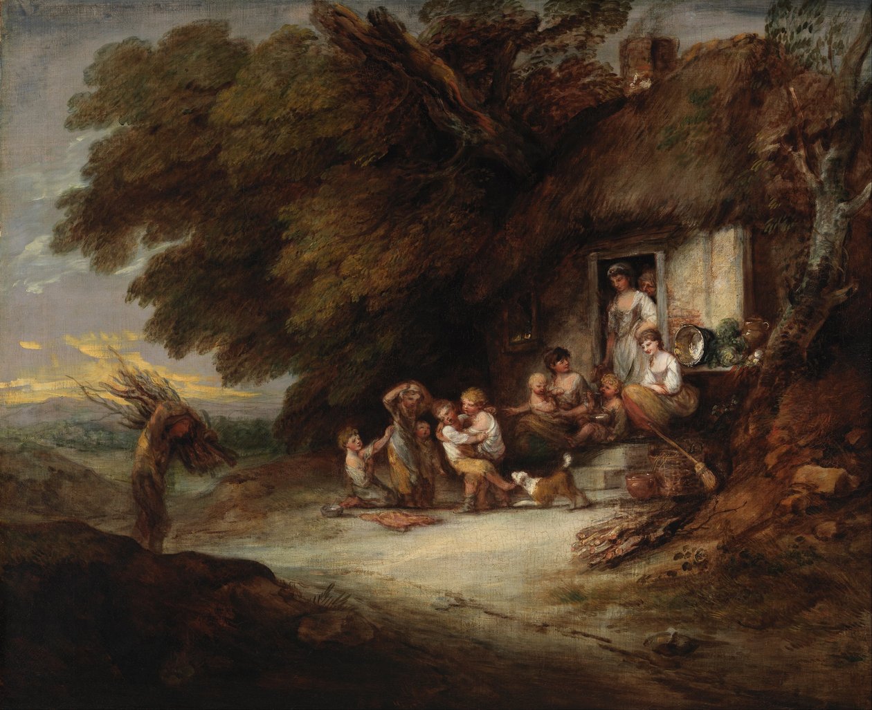 A nyaraló ajtaja alkotó: Thomas Gainsborough