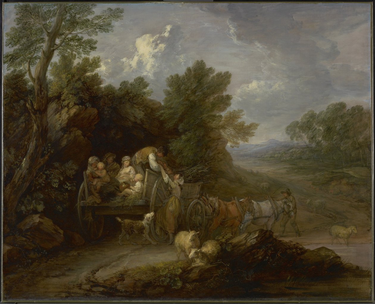 Az aratókocsi, 1784-85 alkotó: Thomas Gainsborough