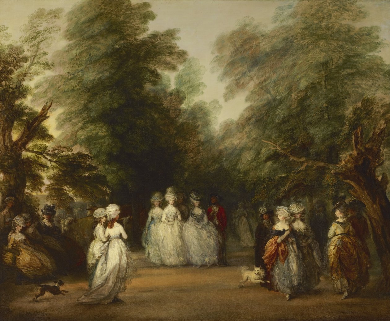A Mall a St. James Parkban alkotó: Thomas Gainsborough