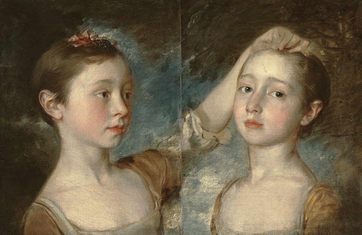 A festő lányai, Mária és Margit, 1758 körül alkotó: Thomas Gainsborough