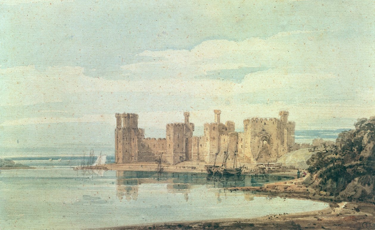 Caernarvon kastély alkotó: Thomas Girtin