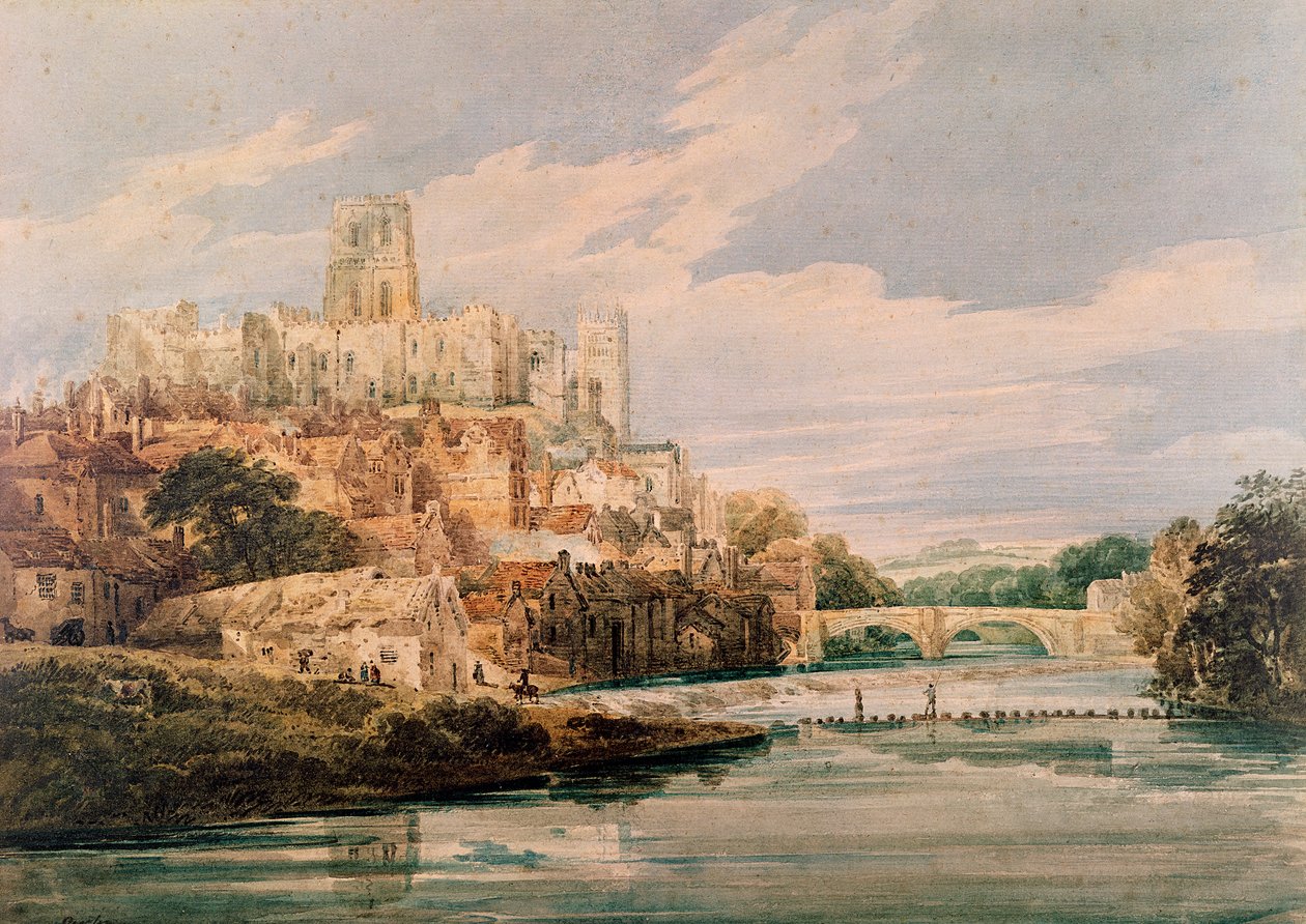 Durham kastély és katedrális alkotó: Thomas Girtin