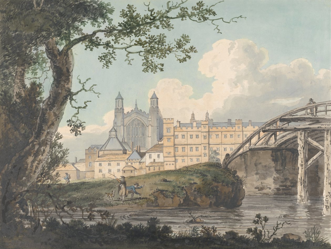 Eton College a Datchet Roadról alkotó: Thomas Girtin