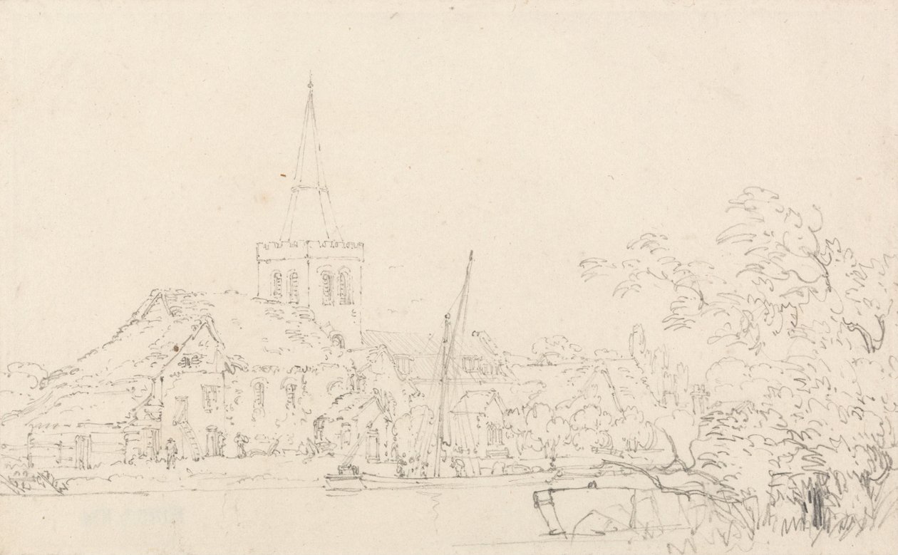 Nagy Marlow templom, Buckinghamshire alkotó: Thomas Girtin