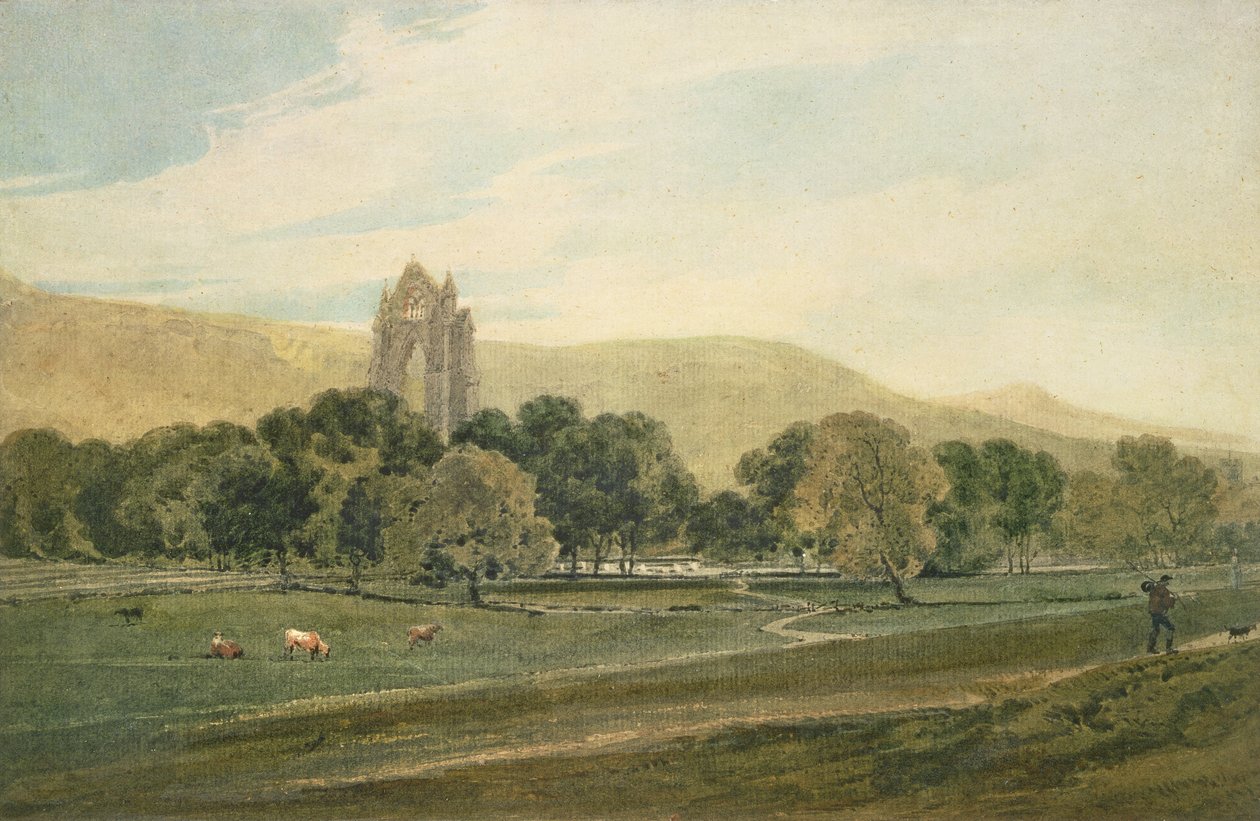 Guisborough Priory alkotó: Thomas Girtin