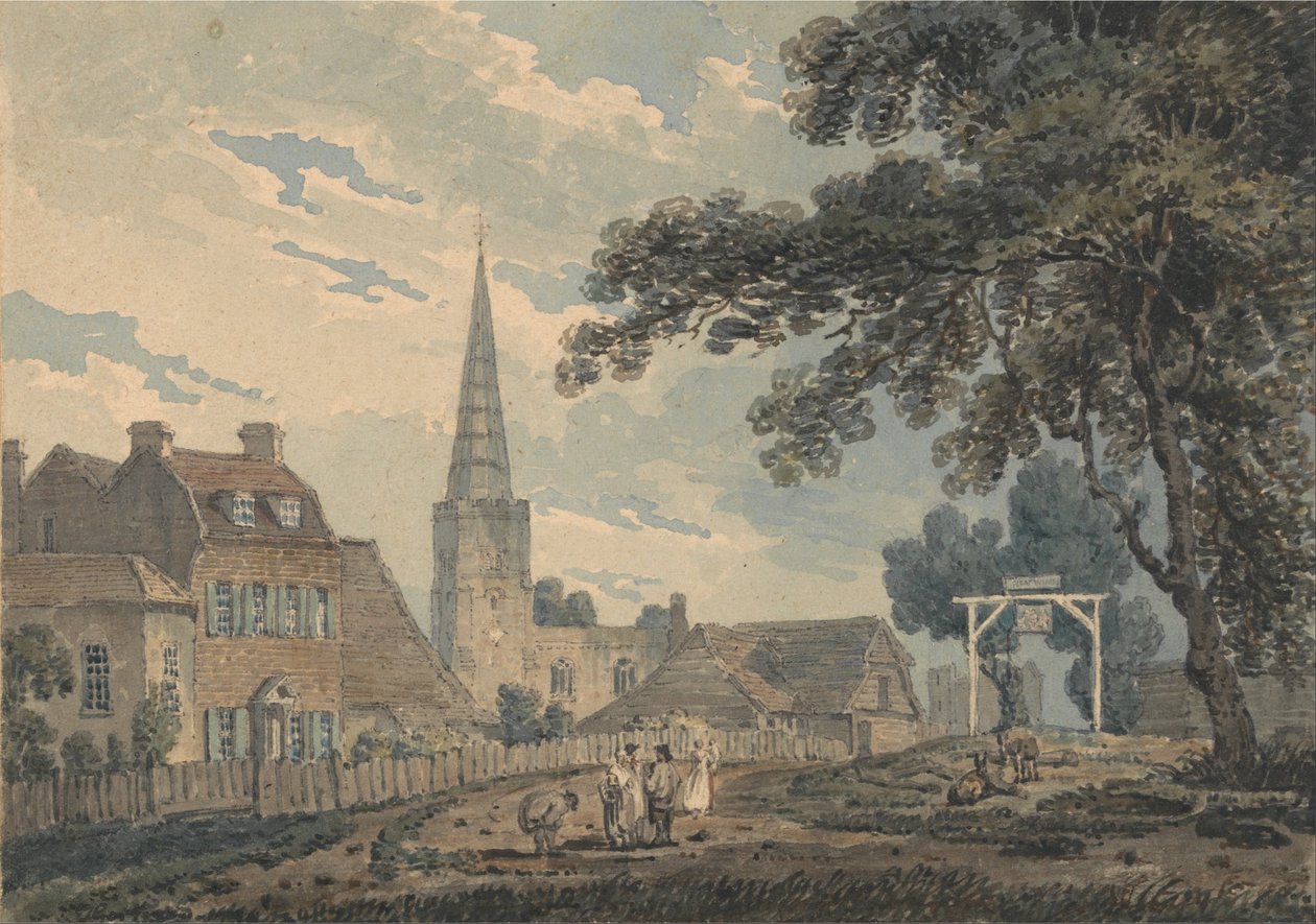 Harrow-on-the-Hill, Middlesex alkotó: Thomas Girtin
