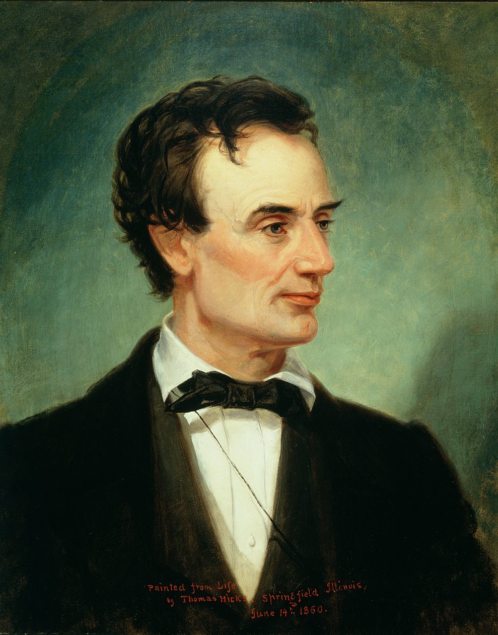 Abraham Lincoln, 1860 alkotó: Thomas Hicks