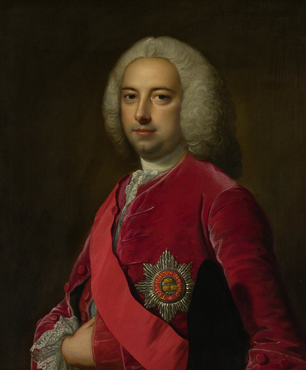 Sir Edward Walpole arcképe alkotó: Thomas Hudson
