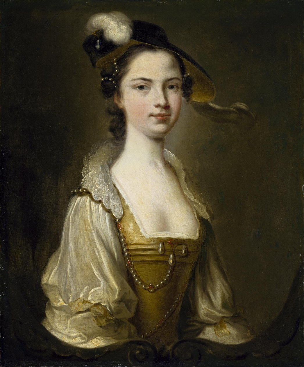 Egy hölgy portréja alkotó: Thomas Hudson