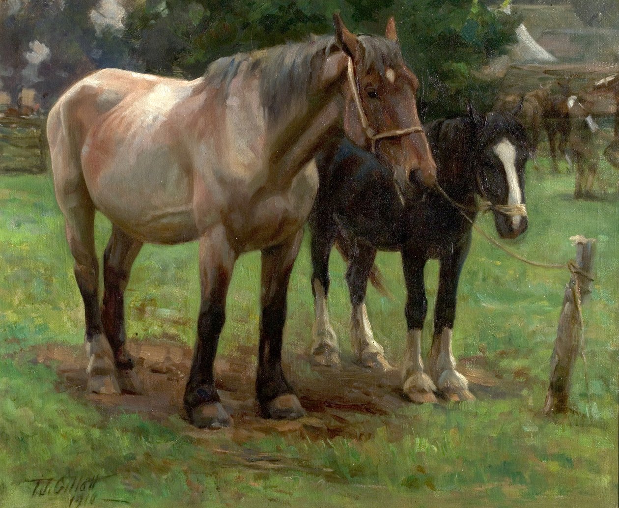 Vidéki vásár, 1910 alkotó: Thomas J. Gillott