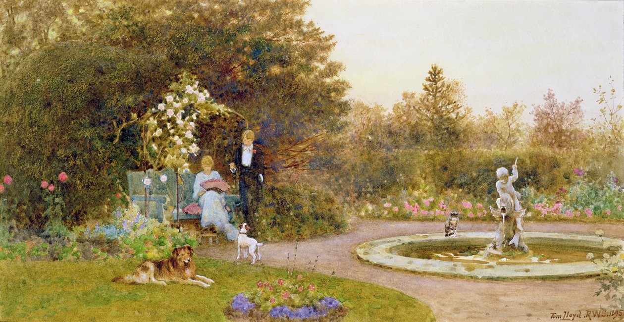 Jegyes, 1895 alkotó: Thomas James Lloyd