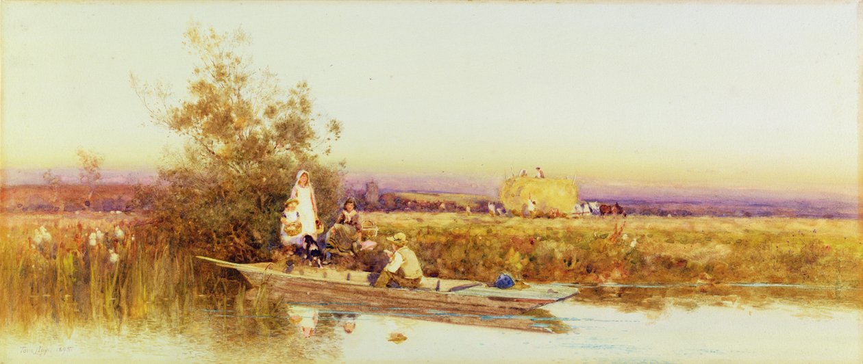 A Puntban, 1895 alkotó: Thomas James Lloyd