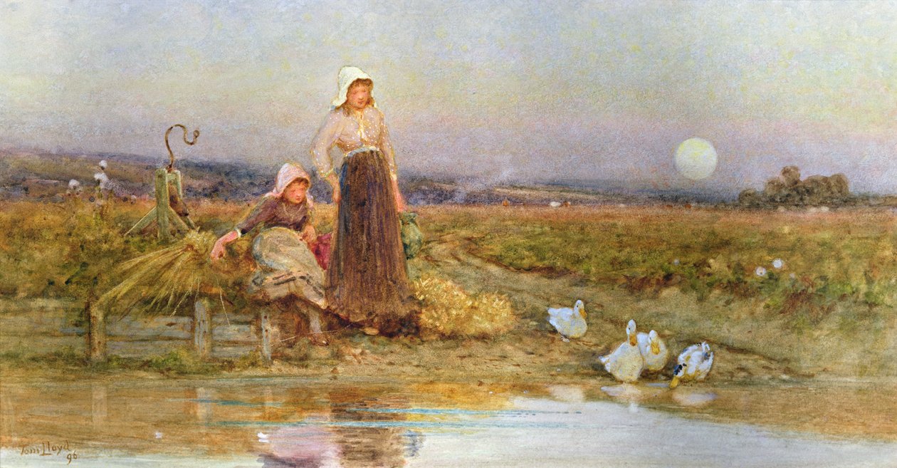 Gleaners, 1896 alkotó: Thomas James Lloyd