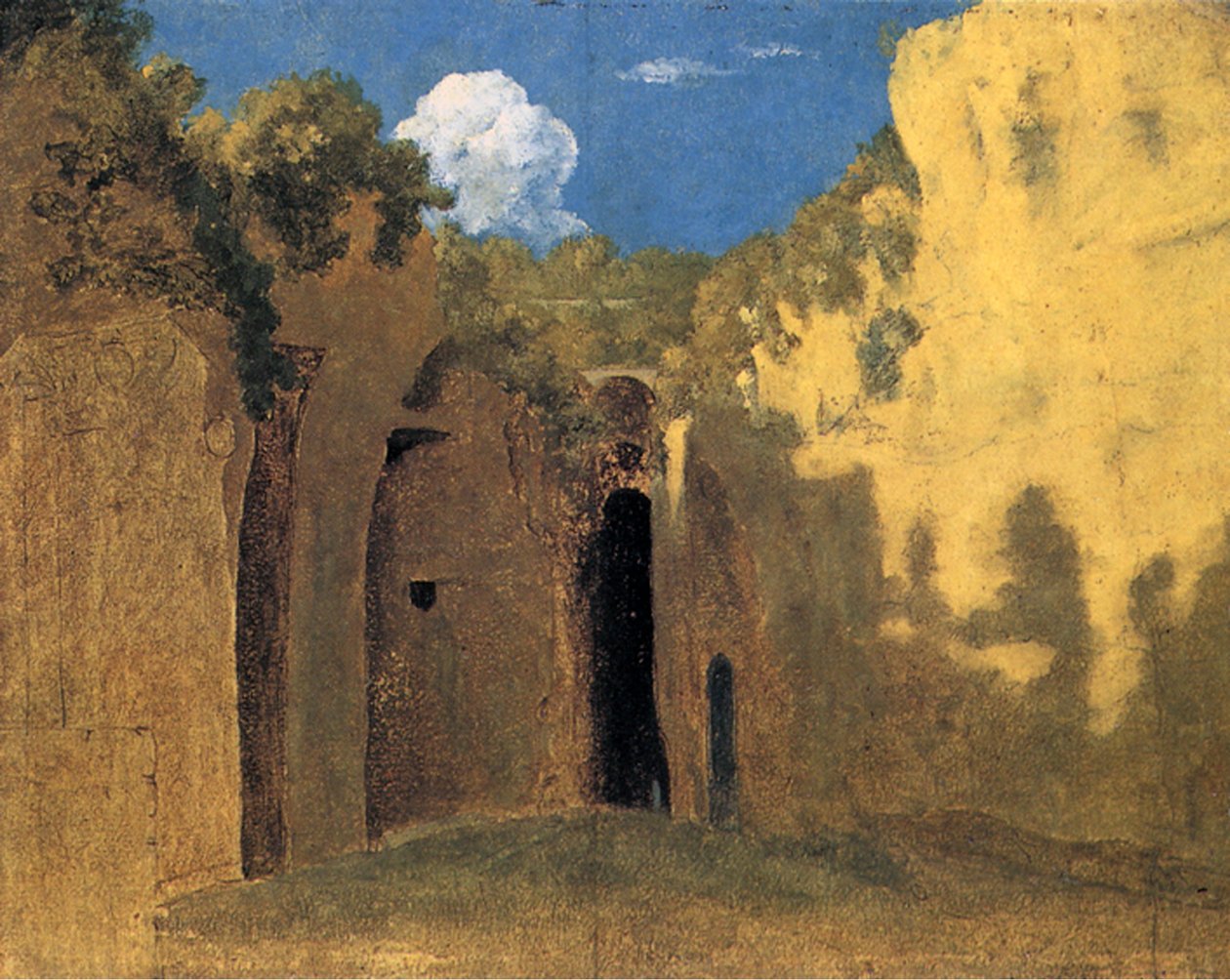 Posillipo barlangja, 1782 alkotó: Thomas Jones