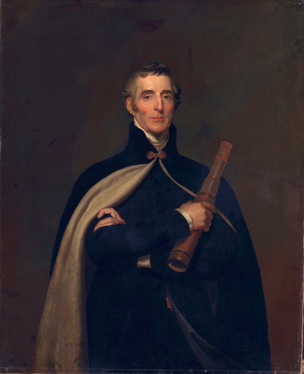 Arthur Wellesley, Wellington hercege, egy távcsővel alkotó: Thomas Lawrence