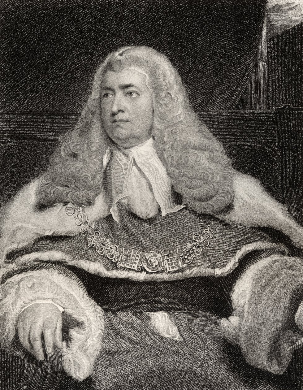 Edward Law, Ellenborough 1. báró, vésette G. Parker, a National Portrait Gallery II. kötetéből, megjelent 1835 körül alkotó: Thomas Lawrence