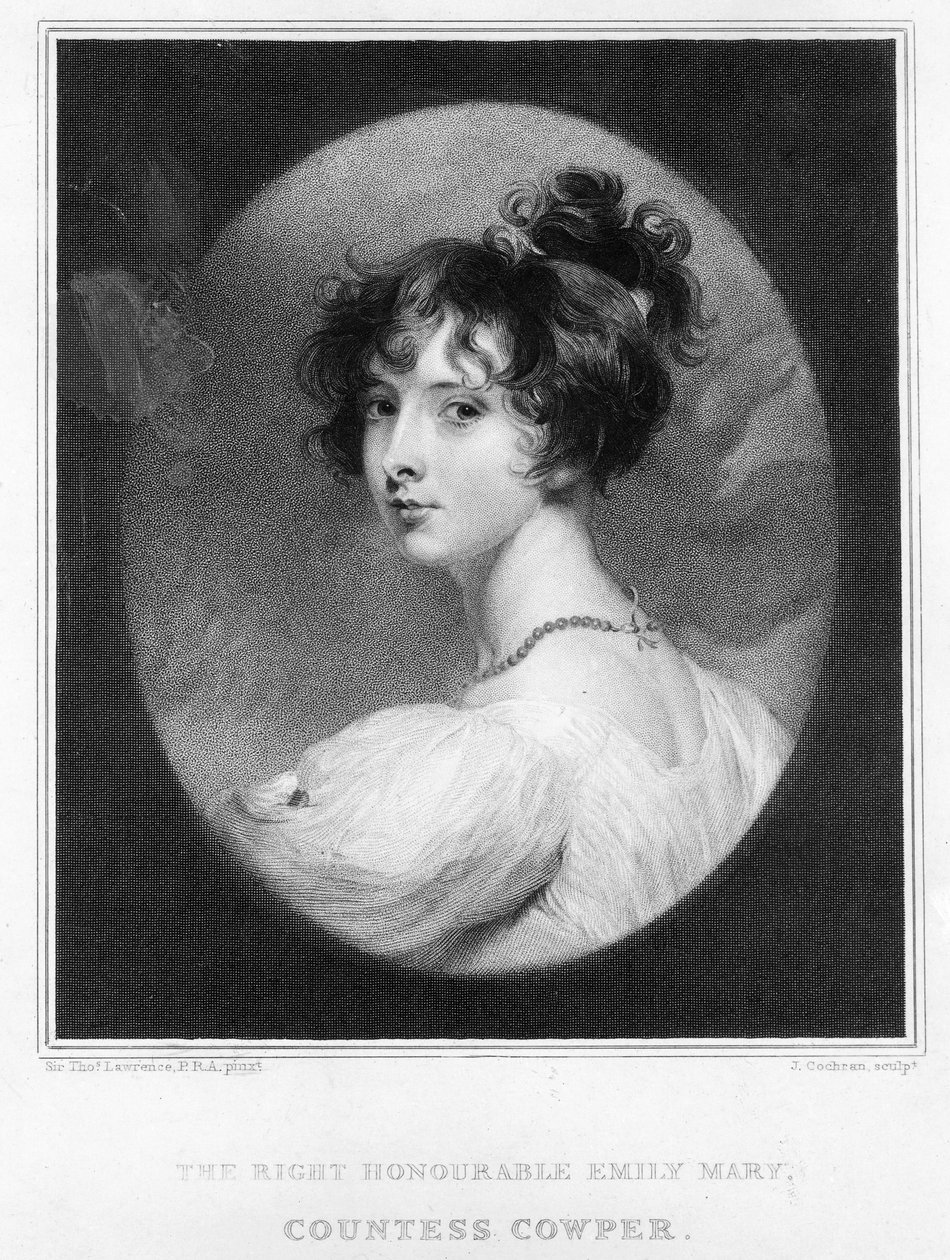 Emily Mary, Cowper grófnő alkotó: Thomas Lawrence
