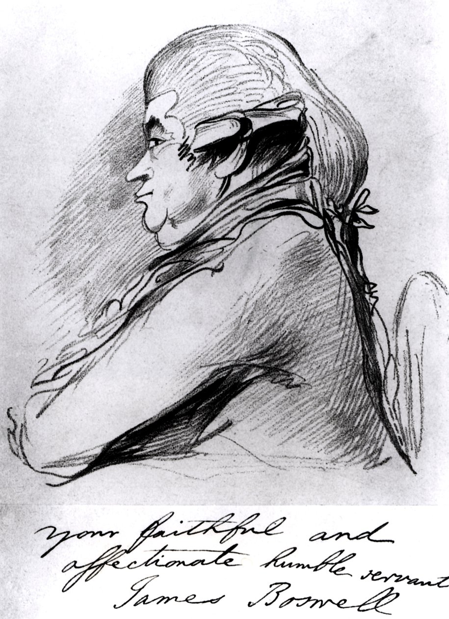 James Boswell (1740-95), 1790-95 körül alkotó: Thomas Lawrence