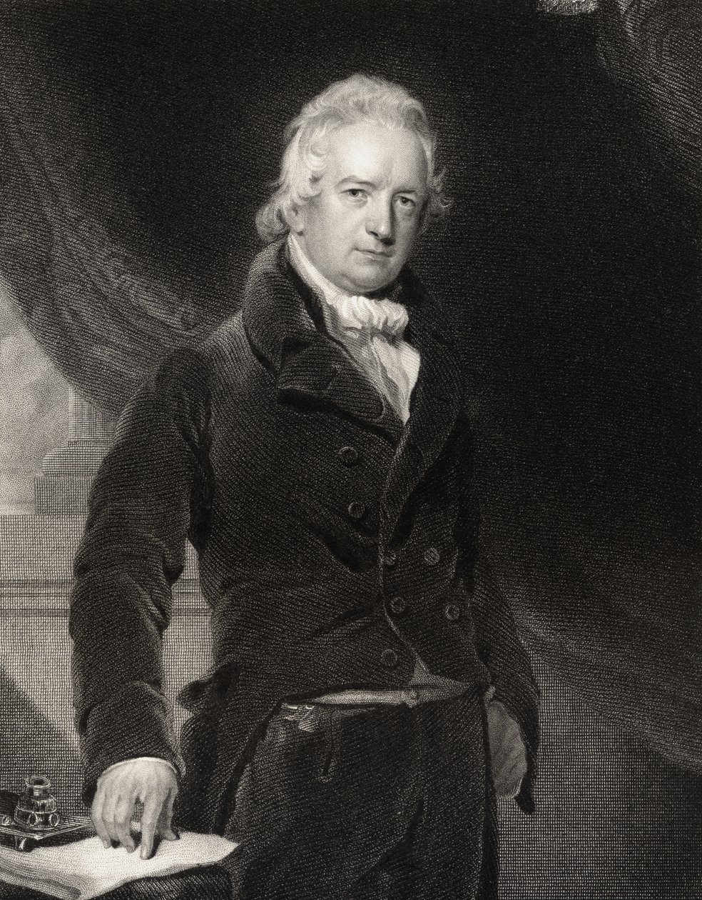 John Abernethy, John Cochran (fl.1821-65) metszet, a National Portrait Gallery II. kötetéből, megjelent 1835 körül alkotó: Thomas Lawrence