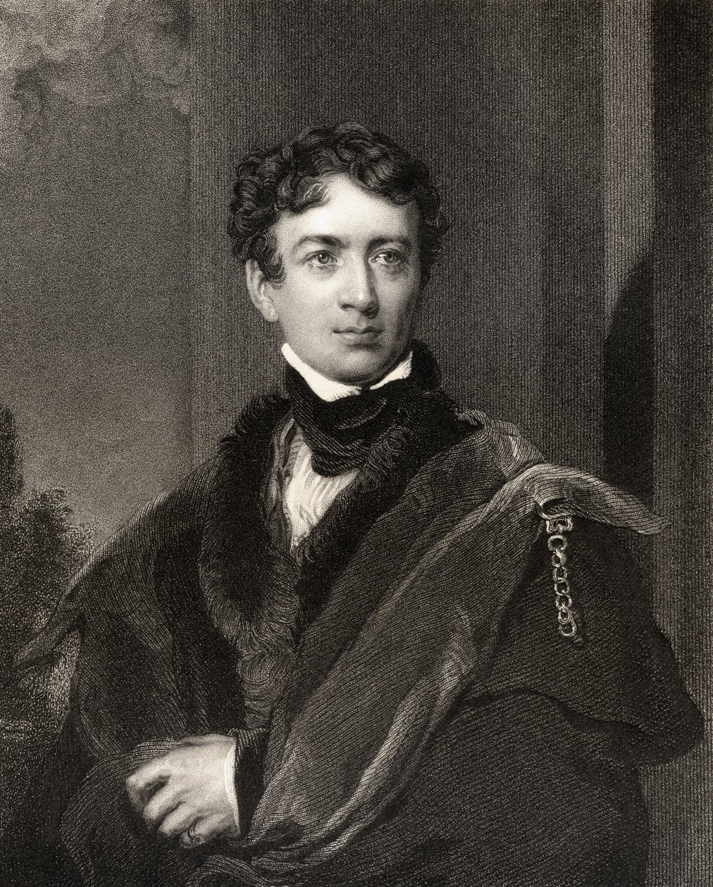 John George Lambton, Durham 1. grófja, vésette John Cochran (fl.1821-65), a National Portrait Gallery IV. kötetéből, megjelent 1835 körül alkotó: Thomas Lawrence