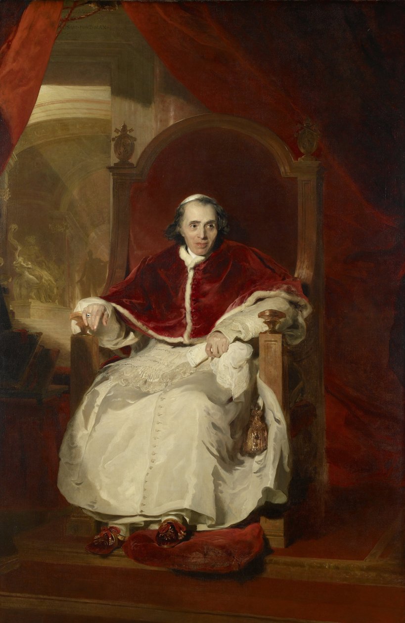 Piusz pápa (1742-1823) alkotó: Thomas Lawrence