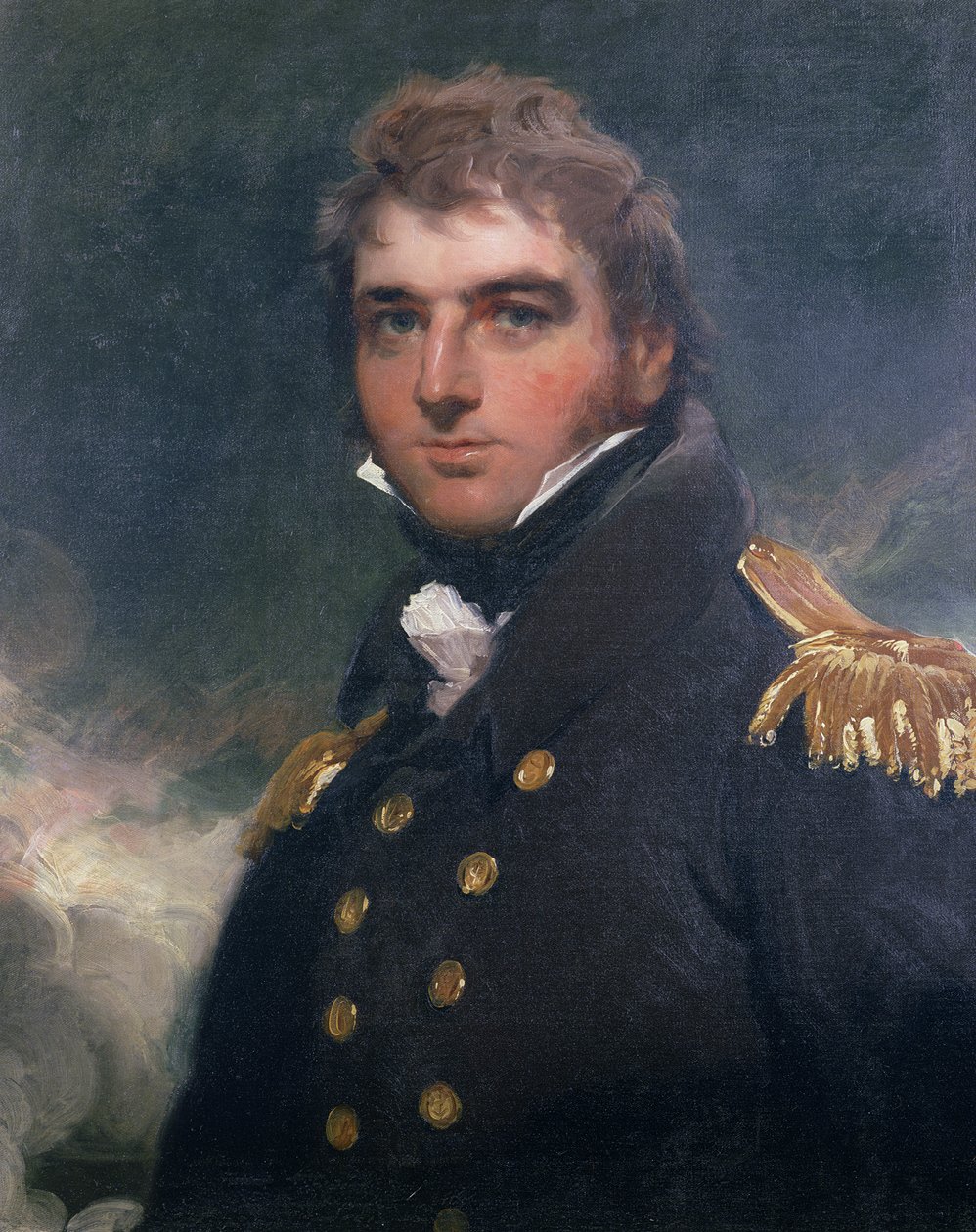 Sir Charles Paget admirális portréja alkotó: Thomas Lawrence