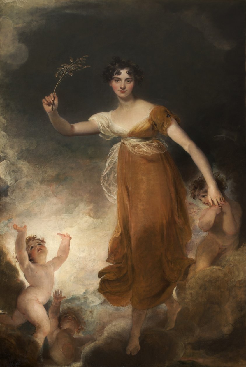 Georgina Maria portréja, Lady Leicester mint remény, 1814 alkotó: Thomas Lawrence
